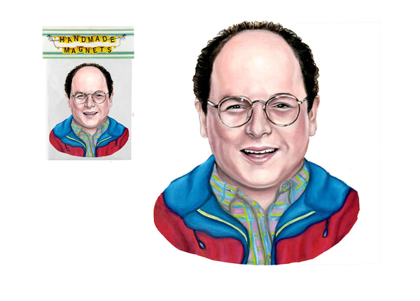 Retro Comedy-Inspired Pop Culture Magnet - Single Magnet