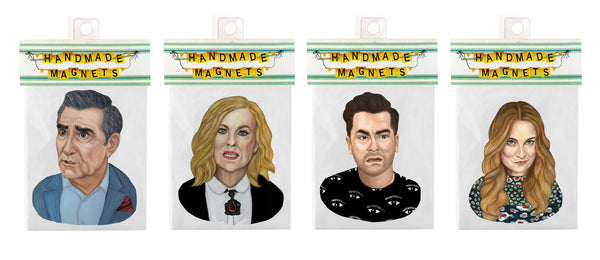 Schitt's Creek - Rose Family Magnet Set