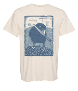 Canuck the Crow - *NEW* Heavy Weight Cotton Tee - IVORY