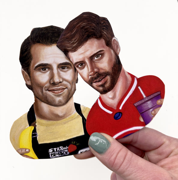 2-pack Hockey Romance Pop Culture Magnet Set (Copy)