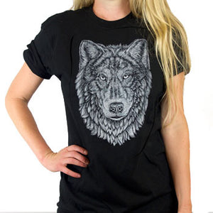 Unisex Wolf Tee Shirt